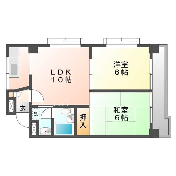 サンパーク乙輪301号室　リノベーション工事進捗状況